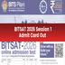 BITSAT 2026 Session 1 Admit Card Out; Exam From April 15-16